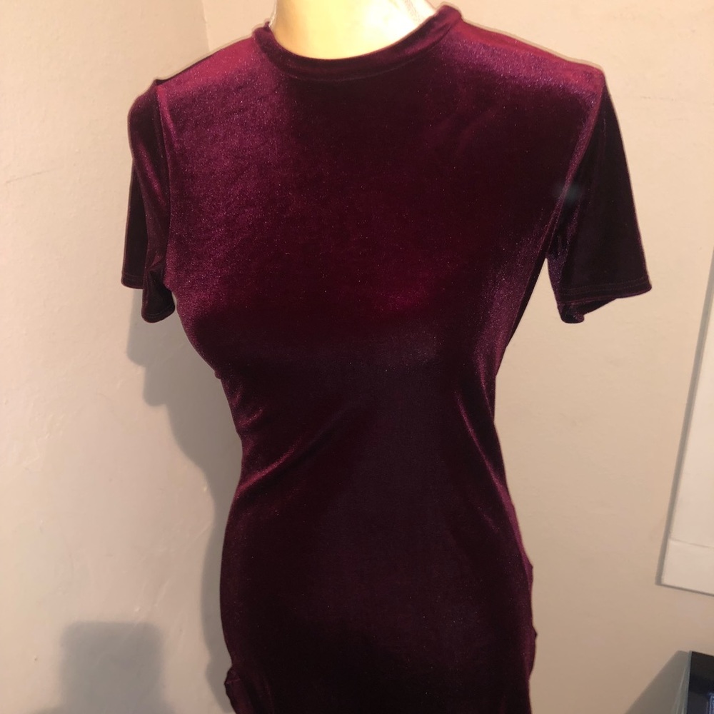 Love Culture red velvet dress